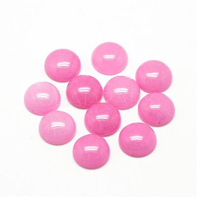 Natural White Jade Cabochons G-R416-16mm-04-1