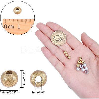 Spray Painted Natural Wood Beads WOOD-NB0001-18-1