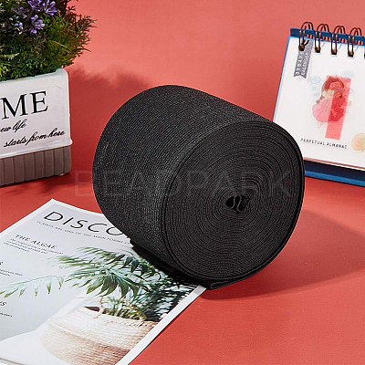 Flat Elastic Rubber Cord/Band OCOR-WH0032-38C-01-1