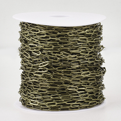 Brass Paperclip Chains CHC-S008-001B-AB-1