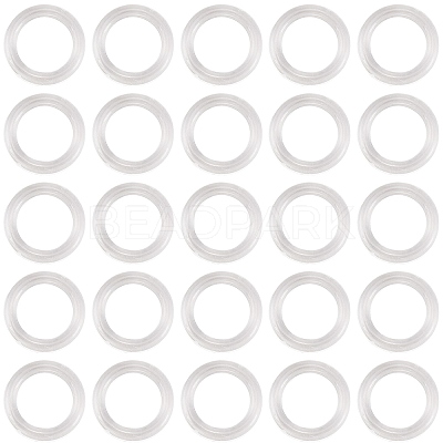 100Pcs Plastic Linking Rings KY-CN0001-01A-1