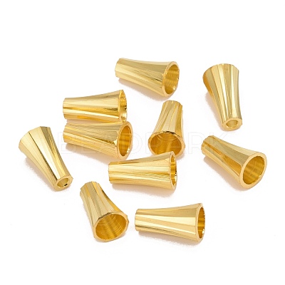 Brass Bead Caps KK-E362-G-1