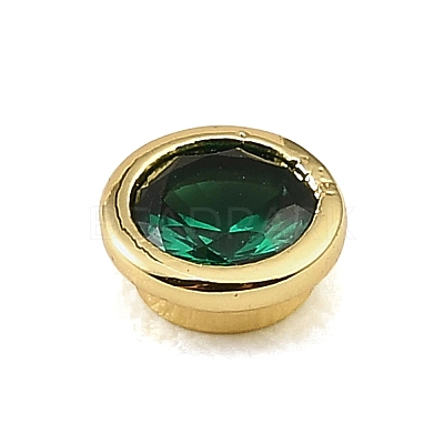 Brass Pave Cubic Zirconia Cabochons CU-CBA30E8-03G-08-1