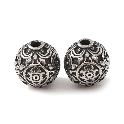 304 Stainless Steel Beads SA-CBAFBAB-09AS-B-1