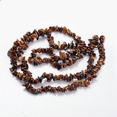 Natural Tiger Eye Beads Strands F012-1