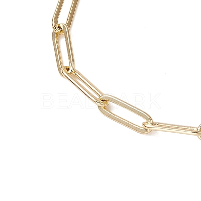 12Pcs Constellation Brass Paperclip Chains Charm Bracelets for Women BJEW-JB11256-1