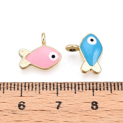 Alloy Enamel Charms ENAM-T020-108-1