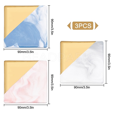 Porcelain Cup Mat DJEW-CP0001-02-1