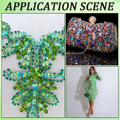 156Pcs 7 Styles Sew on Rhinestone DIY-SP0007-30F-1
