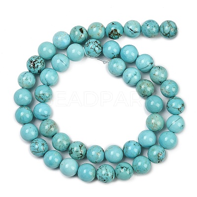 Natural Magnesite Beads Strands G-K244-02-8mm-01-1