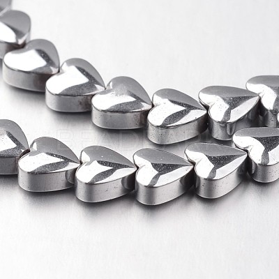Electroplate Non-magnetic Synthetic Hematite Bead Strands G-F300-22A-01-1