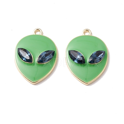 Alloy Enamel Pendants ENAM-B048-02B-1