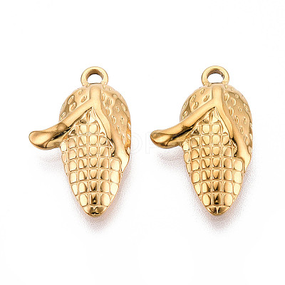 304 Stainless Steel Pendants STAS-T065-69G-1