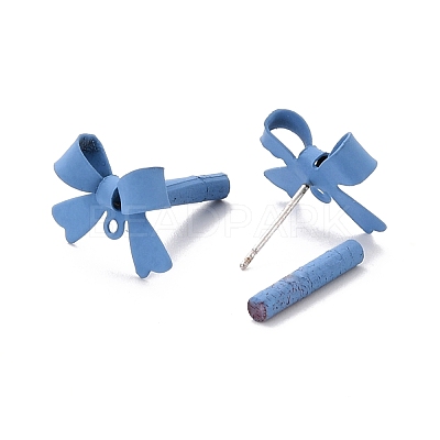 Alloy Stud Earring Findings EJEW-J102-08H-1