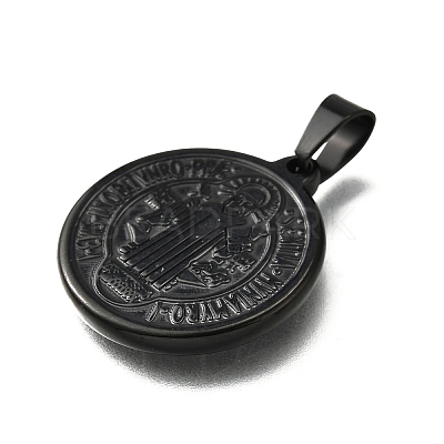 Ion Plating(IP) 304 Stainless Steel Pendants STAS-A053-24A-B-1