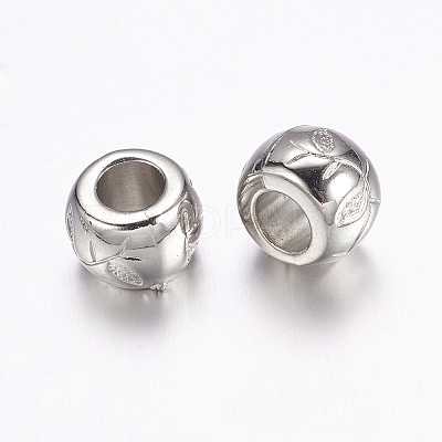 CCB Plastic European Beads LS-CCB-F006-02P-1