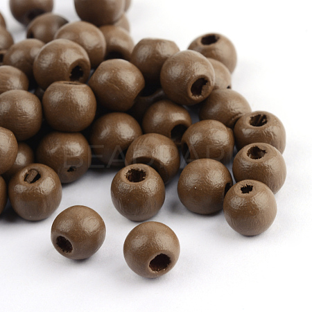 Dyed Wood Beads WOOD-S662-6x7mm-A04-1