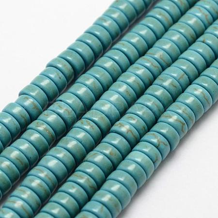 Synthetic Howlite Beads Strand G-P228-01-6mm-1