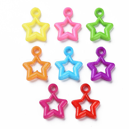 Opaque Acrylic Pendants X-MACR-N013-061-1