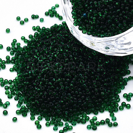 15/0 Transparent Czech Glass Seed Beads SEED-N004-004-08-1