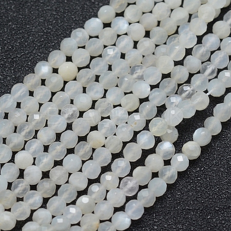 Natural White Moonstone Beads Strands G-E411-07-2mm-1