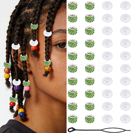 3Pcs Acrylic Hair Pin Bun Maker OHAR-PA0001-01A-1