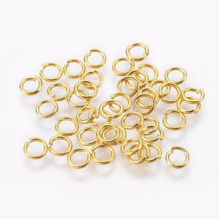 Iron Open Jump Rings IFIN-JR5x1mm-G-1