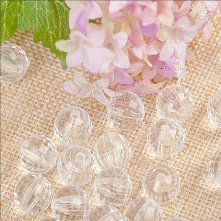 Transparent Acrylic Beads TACR-NH0001-A-20-1