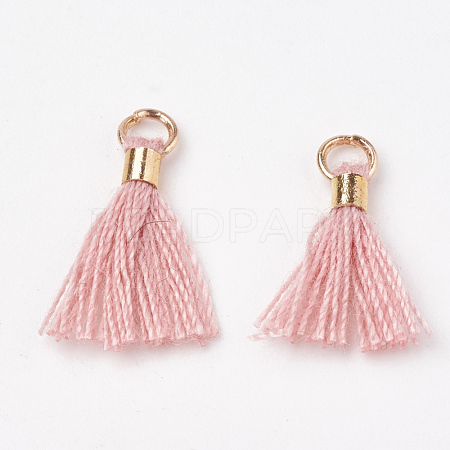 Polycotton(Polyester Cotton) Tassel Pendant Decorations FIND-S275-25G-1
