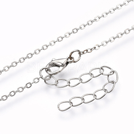 Iron Cable Chain Necklace for Men Women MAK-N034-005A-P-1