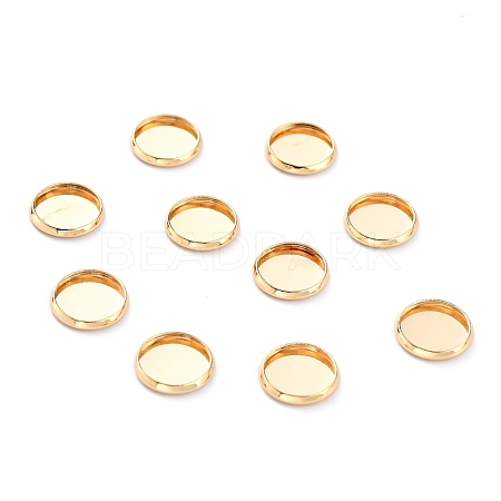 304 Stainless Steel Cabochon Settings STAS-Y001-12C-G-1