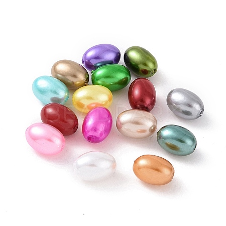 ABS Plastic Imitation Pearl Beads KY-F019-04-1