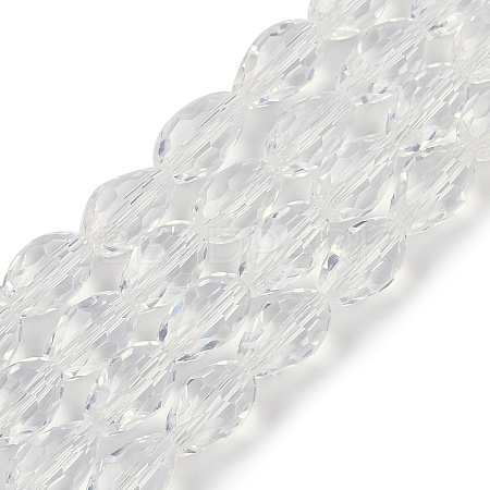 Transparent Glass Beads Strands EGLA-N013-T10mm-D01-1