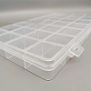 28 Grids Transparent Polypropylene(PP) Bead Organizers CON-J003-03-5