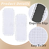 10Pcs Linen Aida Cloth Bookmarks for Cross Stitch Making DIY-CY0001-77-5