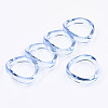 Transparent Acrylic Finger Rings X-RJEW-T010-01B-2