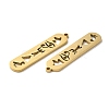 Ion Plating(IP) 304 Stainless Steel Pendants X-STAS-L020-003G-2