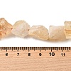 Heated Natural Citrine Beads Strands G-S386-C19-5
