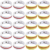 20Pcs 2 Styles Leather Wide Cord Bracelet with Snap Button for Men Women GUQI-CL0001-02B-1