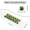 Resin Mini Grass Tufts AJEW-WH20120-10A-05-2