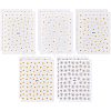 10 Sheets 5 Style PET Nail Art Stickers MRMJ-OC0003-08-1