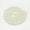 Baking Paint Crackle Glass Beads Strands X-DGLA-Q023-8mm-YS1-2