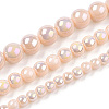 Electroplate Opaque Glass Beads Strands X-GLAA-T032-P4mm-AB09-4