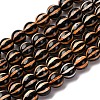Tibetan Style dZi Beads Strands G-C133-A07-03-1