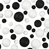 160Pcs 10 Styles Glitter Craft Foam Balls DIY-SP0005-57-1