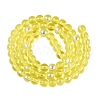 Transparent Electroplate Glass Beads Strands LS-EGLA-Q132-6MM-01A-01-2