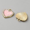 Alloy Enamel Pendants ENAM-F153-01G-2