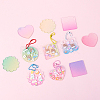 20Pcs 10 Style Acrylic Blank Pendants DIY-CJC0002-012-9