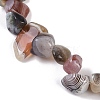 Natural Botswana Agate Nuggets Beads Strands G-B125-A11-01-3