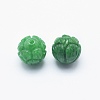 Natural Myanmar Jade/Burmese Jade Beads G-F581-09-10mm-2